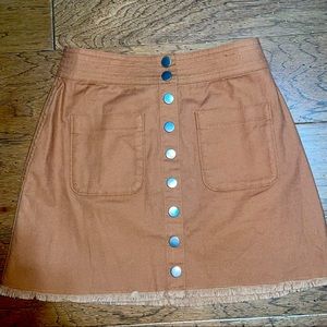 Madewell casual Brown skirt size 0 ➡️ Great condition ⬅️